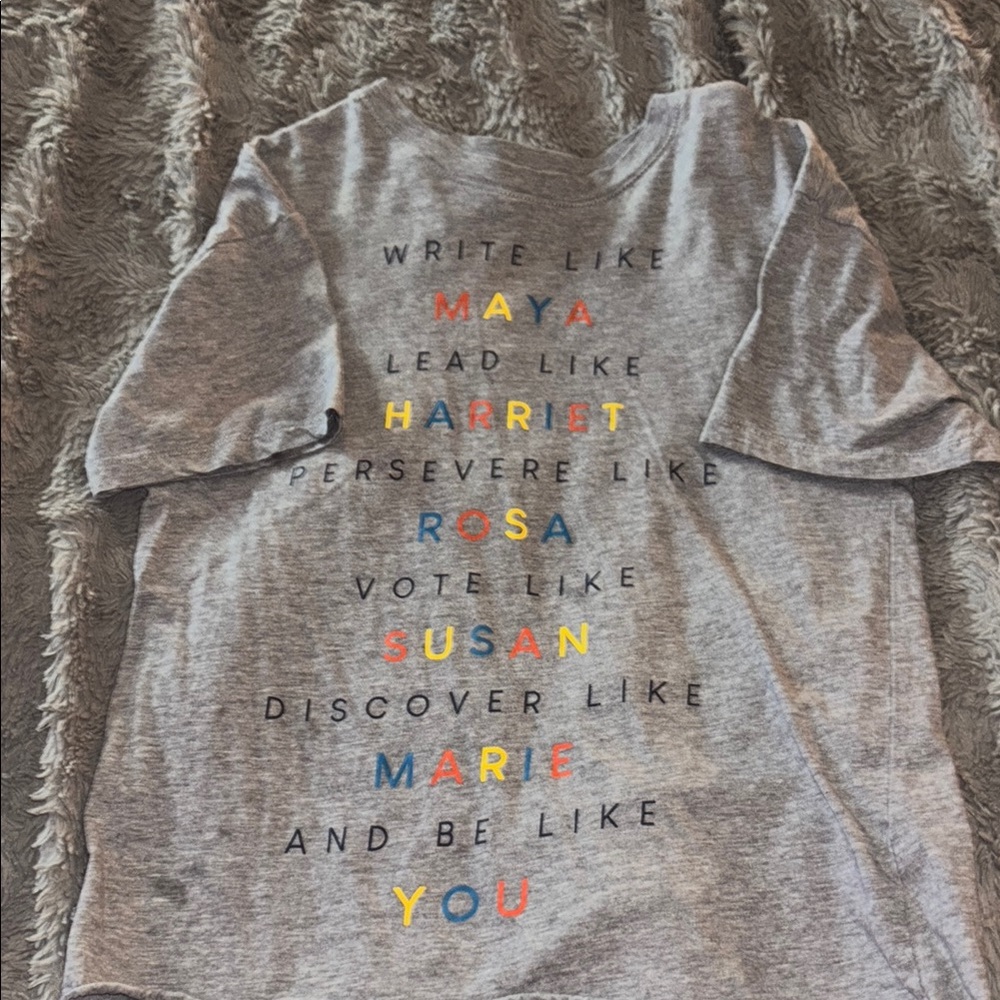 SO Gray and Red Short Sleeve Tee